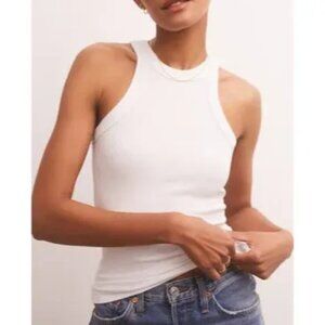 Z Supply Lilly Rib Tank White NEW size SMALL